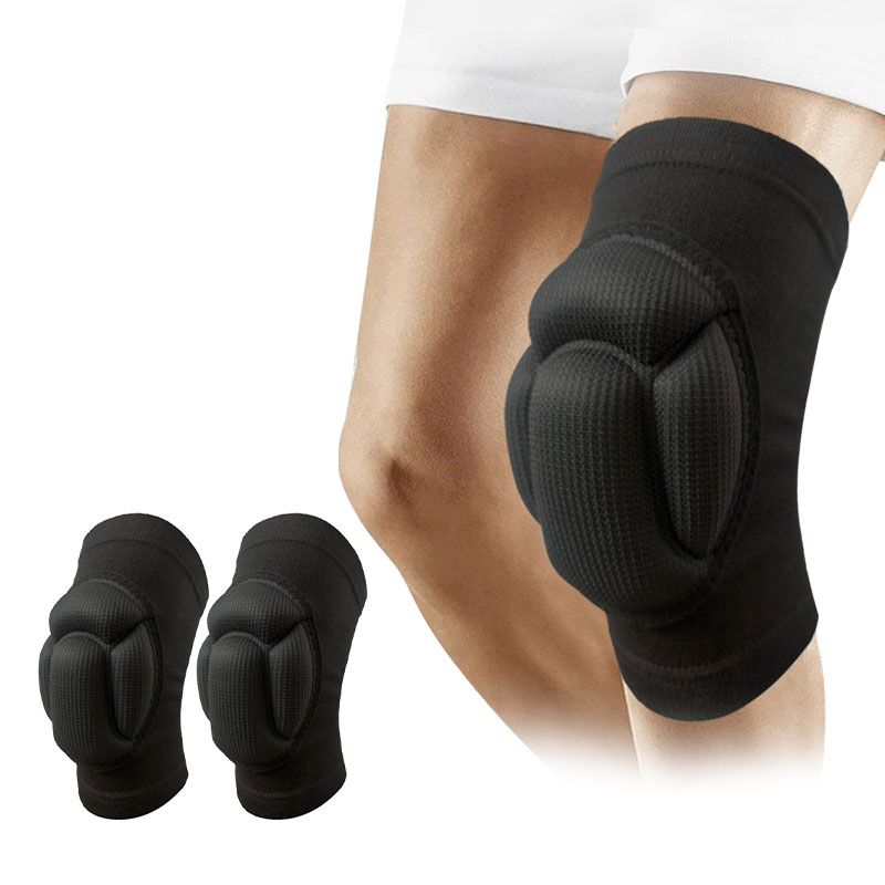 Volleyball Knee Pad - Bantalan pelindung lutut elastis, 1 pasang/2