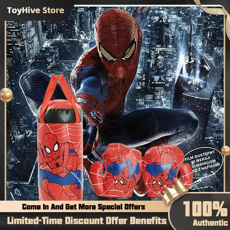 Sports Equipment For Boys - Set Tinju Mini Anak-anak Spider Man