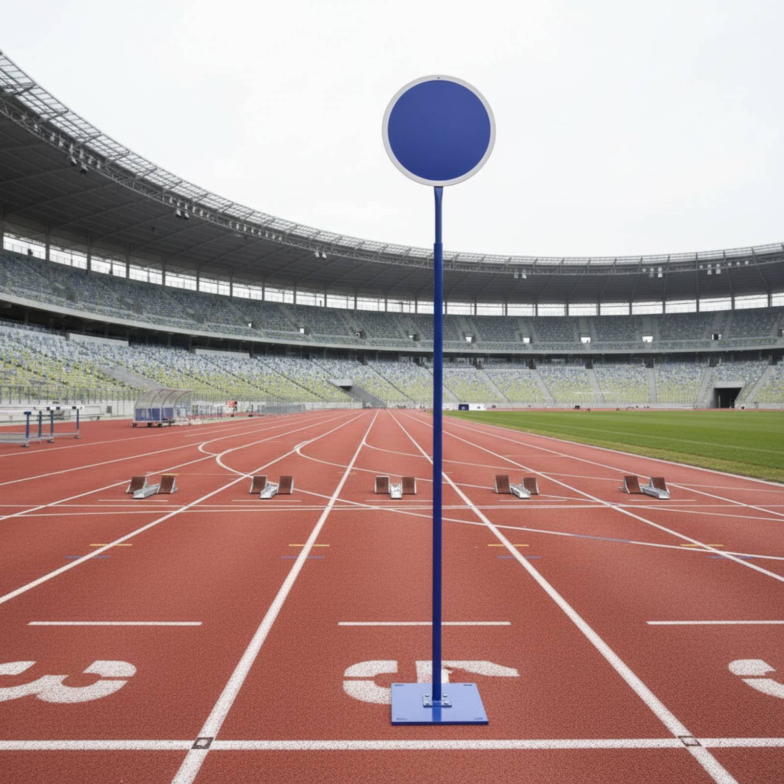 Sports Equipment With A - Podium Start Atletik Anti-Selip, Stand Wasit