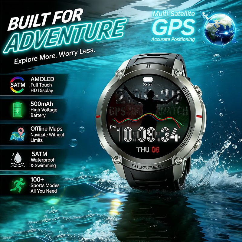 Sports Equipment In French - Jam Tangan Olahraga Luar Ruangan GPS