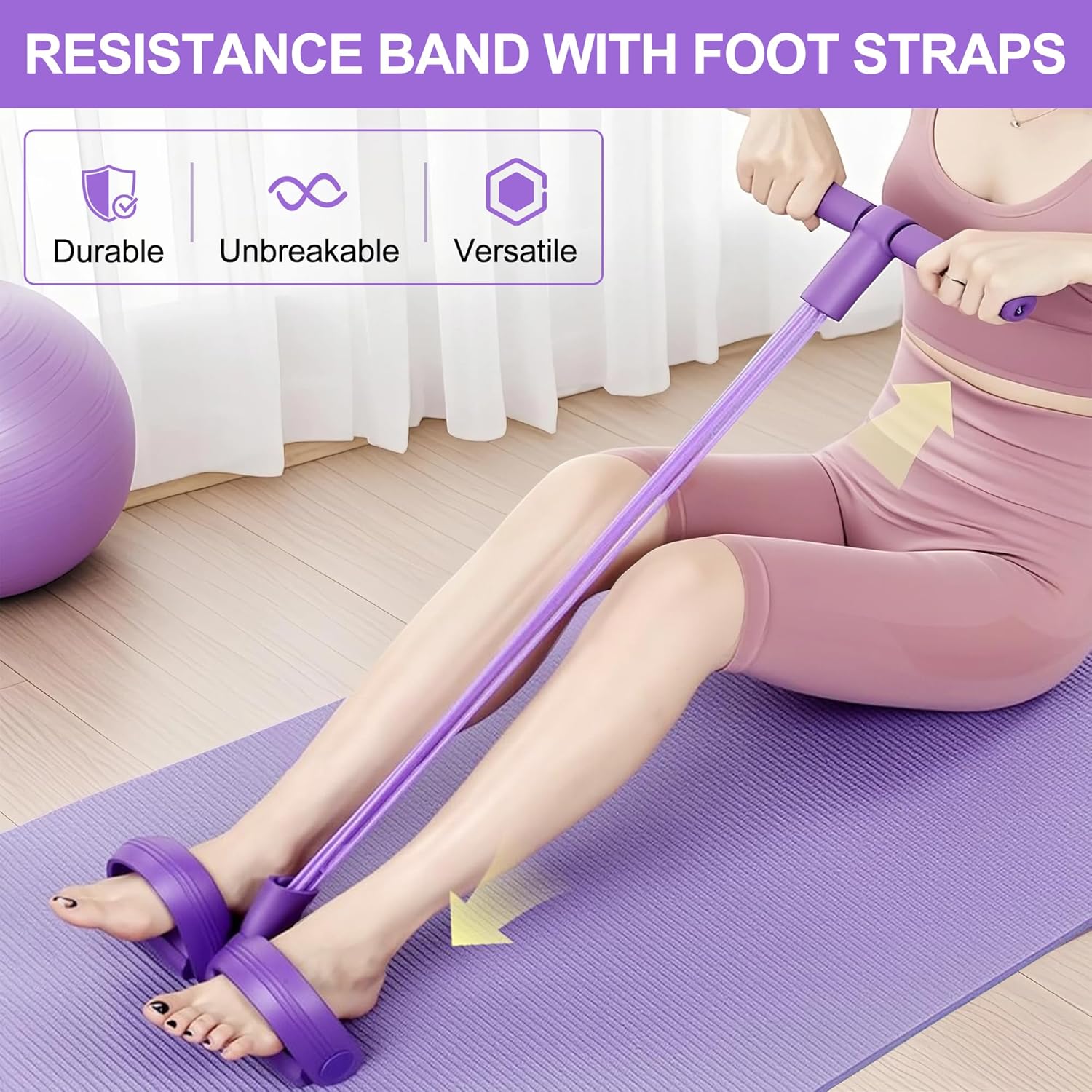Pita Resistensi Pedal 4 Tabung - Sports Equipment Meaning ulasan dan harga