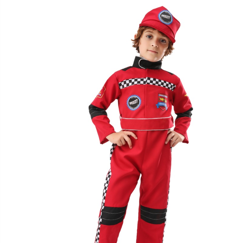 Kostum Cosplay Pembalap Merah  - Sports Equipment For Boys ulasan dan harga