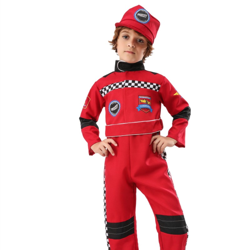 Kostum Cosplay Pembalap Merah  - Sports Equipment For Boys ulasan dan harga