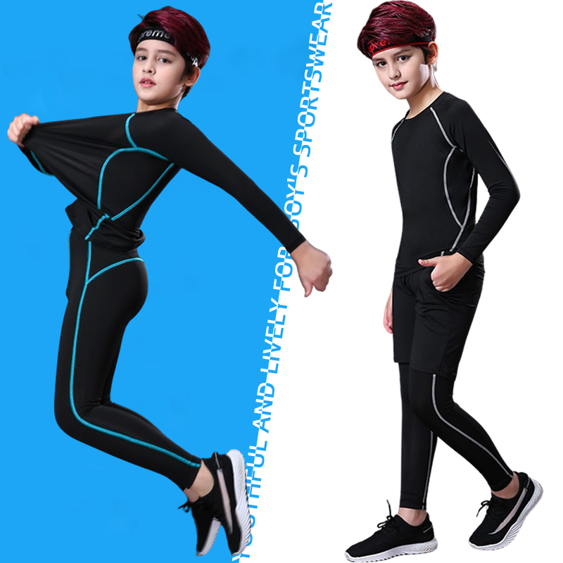Baju ketat kebugaran anak, baj - Sports Equipment For Boys ulasan dan harga