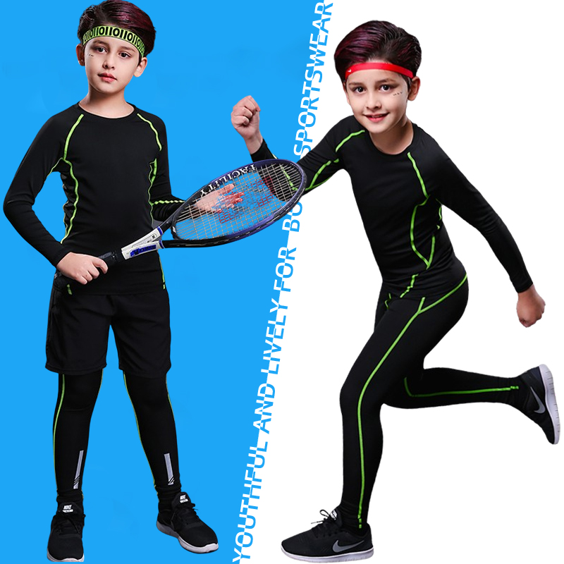 Baju ketat kebugaran anak, baj - Sports Equipment For Boys ulasan dan harga