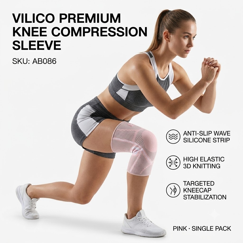 1 Buah Bantalan Lutut Kompresi - Volleyball Knee Pad ulasan dan harga
