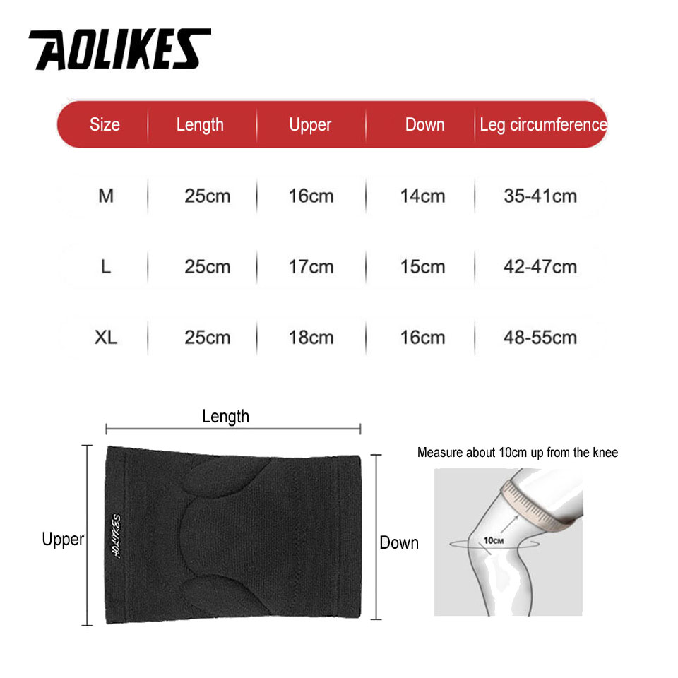 AOLIKES bantalan lutut elastis - Volleyball Knee Pad ulasan dan harga